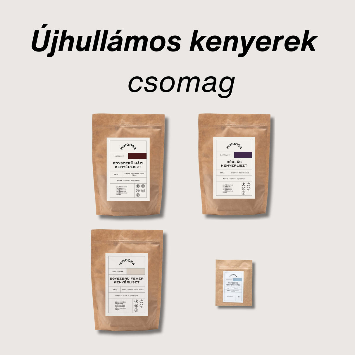 Újhullámos kenyerek csomag