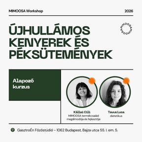 Újhullámos Kenyerek és Péksütemények alapozó kurzus